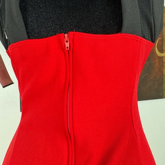 Crystal doll Elegant Red and Black Women's Dress size Small - Picture 8 of 16